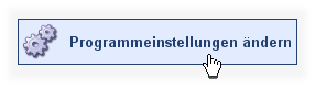 Programmeinstellungen ändern über den Schnellstartbereich.