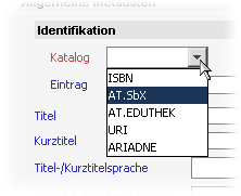 Wert aus Liste von gültigen Werten wählen.