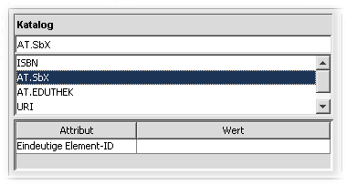 Eingabemöglichkeiten für den Wert von Metadaten-Knoten.