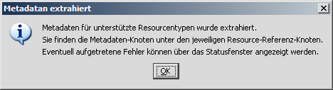 Metadaten erfolgreich extrahiert.