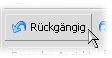 Aktion(en) rückgängig machen über die Symbolleiste.