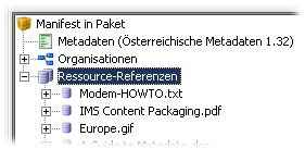 Ressource-Referenzen-Knoten.