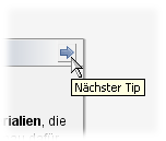 Schaltfläche zum Anzeigen des nächsten Tip des Tages.